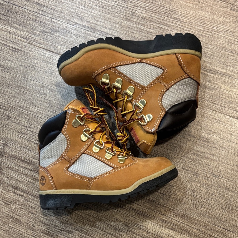 Timberland Kids Brown Lace-Up Boots - Picture 3 of 6